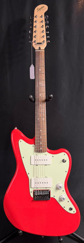Squier FSR Paranormal Jazzmaster XII 12-String Electric Guitar Fiesta Red