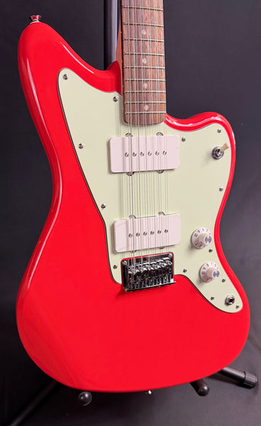 Squier FSR Paranormal Jazzmaster XII 12-String Electric Guitar Fiesta Red