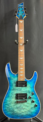 Schecter Omen Extreme-6 Electric Guitar Ocean Blue Burst Finish
