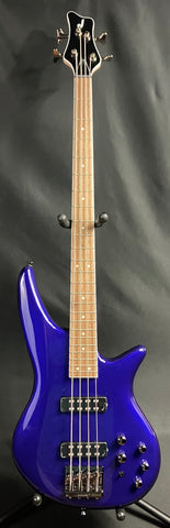 Jackson JS3 Spectra IV 4-String Bass Guitar Indigo Blue Finish
