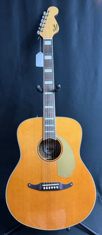 Fender Palomino Vintage Auditorium Acoustic-Electric Guitar Aged Natural w/ OHSC (004)