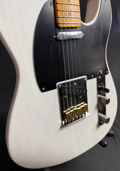 Fender American Ultra Luxe Vintage '50s Telecaster Electric Guitar White Blonde w/ OHSC