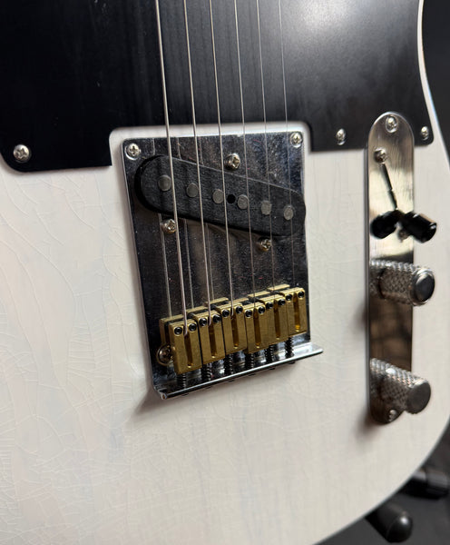 Fender American Ultra Luxe Vintage '50s Telecaster Electric Guitar White Blonde w/ OHSC