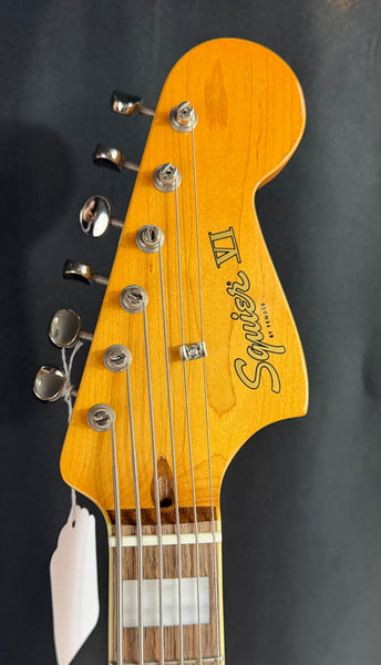 Squier Classic Vibe Bass VI Electric Guitar Gloss Black Finish