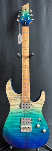 Schecter C-1 Standard Plus Electric Guitar Blue Fade Finish