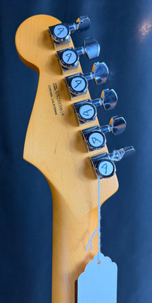 Fender American Ultra Stratocaster HSS Electric Guitar Cobra Blue w/ OHSC