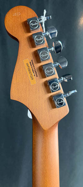 Fender Acoustasonic Standard Jazzmaster Acoustic-Electric Guitar Aged Natural Finish (229)