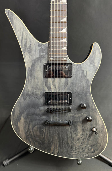 Schecter Avenger Standard Electric Guitar Charcoal Satin Ash Finish