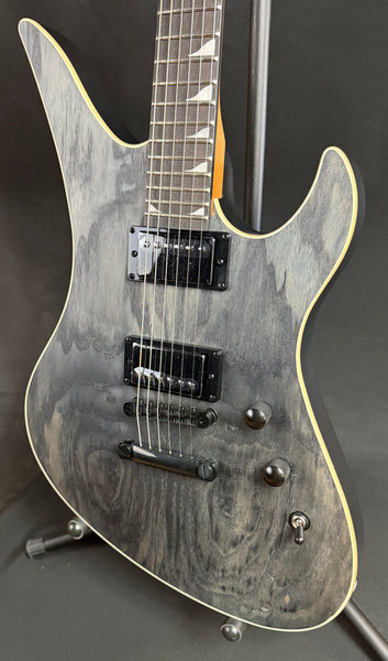 Schecter Avenger Standard Electric Guitar Charcoal Satin Ash Finish