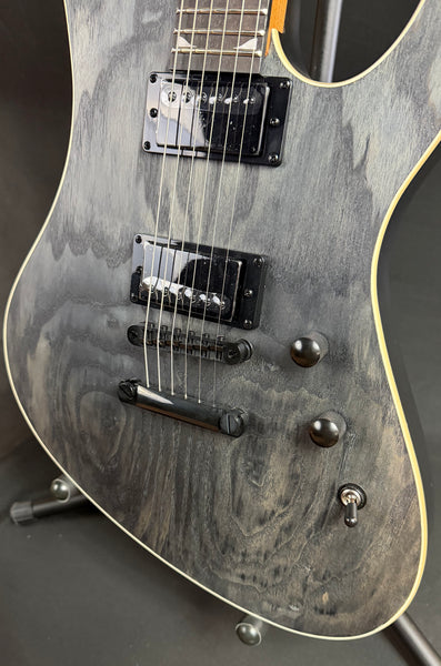 Schecter Avenger Standard Electric Guitar Charcoal Satin Ash Finish