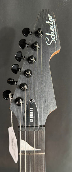 Schecter Avenger Standard Electric Guitar Charcoal Satin Ash Finish