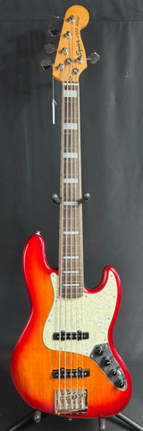 Squier Classic Vibe Active 70's Jazz Bass V 5-String Bass Guitar Sienna Sunburst (242)