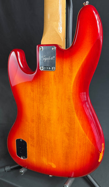 Squier Classic Vibe Active 70's Jazz Bass V 5-String Bass Guitar Sienna Sunburst (242)