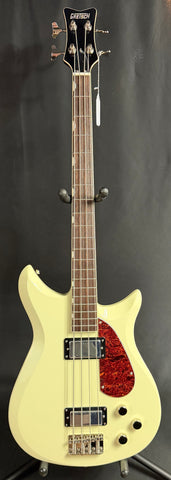 Gretsch Electomatic CVT Bass Double-Cut Short-Scale 4-String Bass Guitar Vintage White