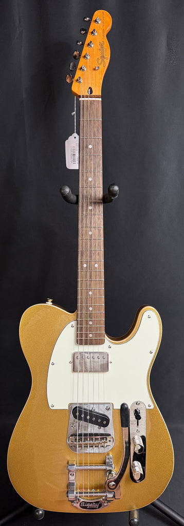 Squier Classic Vibe Custom Telecaster SH Electric Guitar Aztec Gold w/ Bigsby