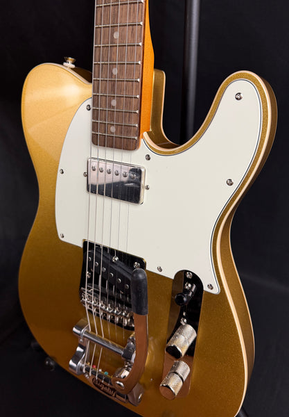 Squier Classic Vibe Custom Telecaster SH Electric Guitar Aztec Gold w/ Bigsby
