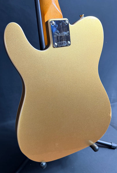 Squier Classic Vibe Custom Telecaster SH Electric Guitar Aztec Gold w/ Bigsby