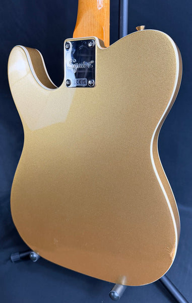 Squier Classic Vibe Custom Telecaster SH Electric Guitar Aztec Gold w/ Bigsby