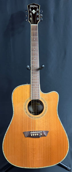 Washburn WDFLB26SCE Forrest Lee Bender Dreadnought Cutaway Acoustic-Electric Guitar w/ Case