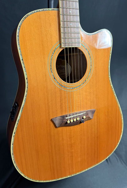 Washburn WDFLB26SCE Forrest Lee Bender Dreadnought Cutaway Acoustic-Electric Guitar w/ Case