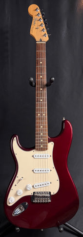 Fender Standard Stratocaster Left-Handed Electric Guitar Midnight Wine Finish