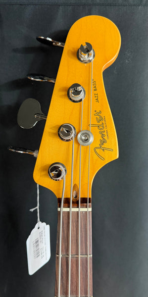 Fender American Professional Classic Jazz Bass 4-String Bass Guitar Faded Firemist Gold w/ Gig Bag
