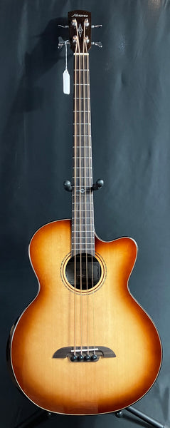 Alvarez AEB70CE Artist Elite 4-String Acoustic-Electric Bass Guitar Shadowburst Finish