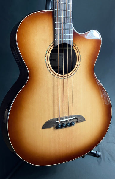 Alvarez AEB70CE Artist Elite 4-String Acoustic-Electric Bass Guitar Shadowburst Finish