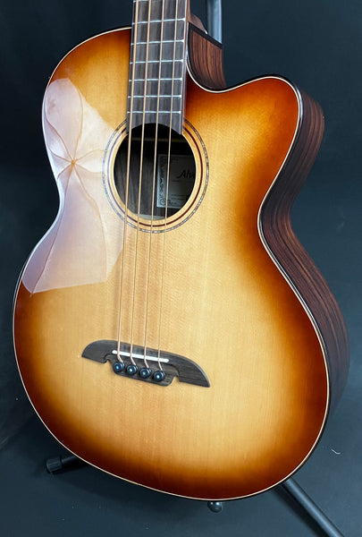 Alvarez AEB70CE Artist Elite 4-String Acoustic-Electric Bass Guitar Shadowburst Finish