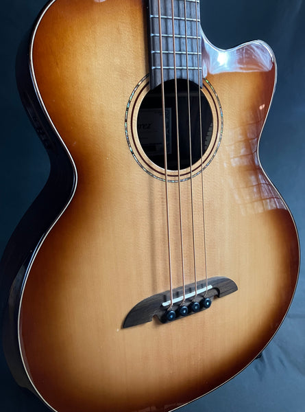 Alvarez AEB70CE Artist Elite 4-String Acoustic-Electric Bass Guitar Shadowburst Finish