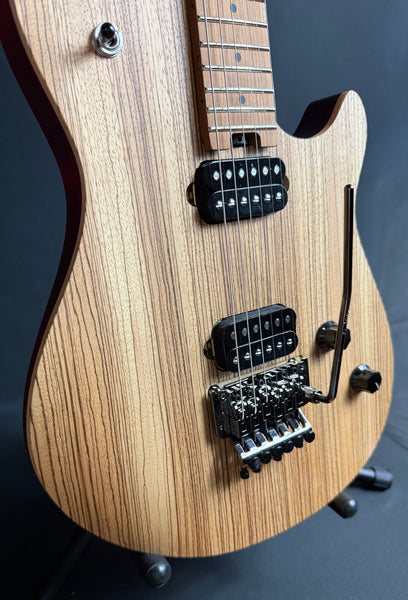 EVH Wolfgang Standard Exotic Zebrawood Electric Guitar Natural Satin Finish