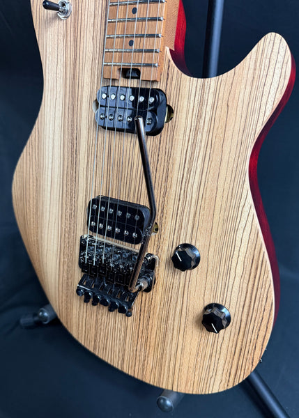 EVH Wolfgang Standard Exotic Zebrawood Electric Guitar Natural Satin Finish