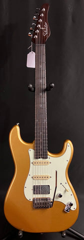 Schecter Nick Johnston Traditional HSS 10th Anniversary Electric Guitar Atomic Saffron
