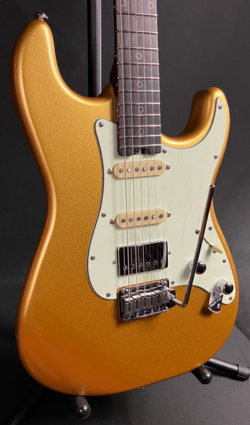 Schecter Nick Johnston Traditional HSS 10th Anniversary Electric Guitar Atomic Saffron