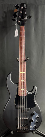 Yamaha BB735A Broad Bass 5-String Bass Guitar Translucent Matte Black w/ Gig Bag (042)