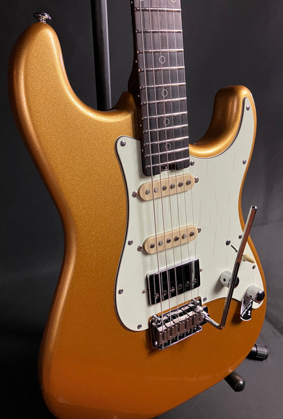 Schecter Nick Johnston Traditional HSS 10th Anniversary Electric Guitar Atomic Saffron