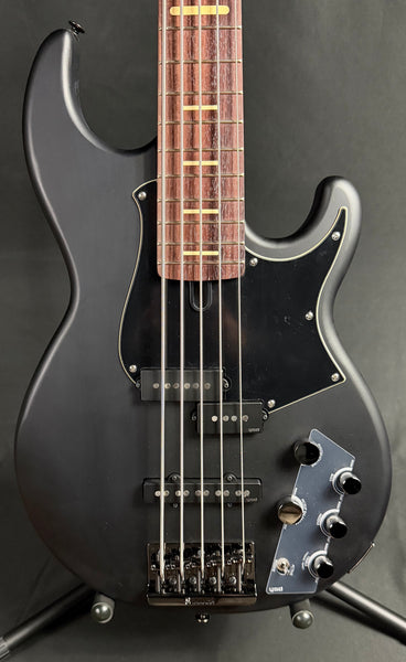 Yamaha BB735A Broad Bass 5-String Bass Guitar Translucent Matte Black w/ Gig Bag (042)