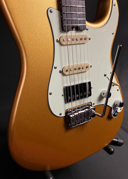 Schecter Nick Johnston Traditional HSS 10th Anniversary Electric Guitar Atomic Saffron