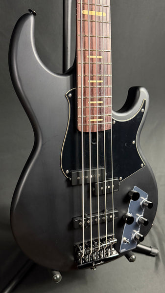 Yamaha BB735A Broad Bass 5-String Bass Guitar Translucent Matte Black w/ Gig Bag (042)