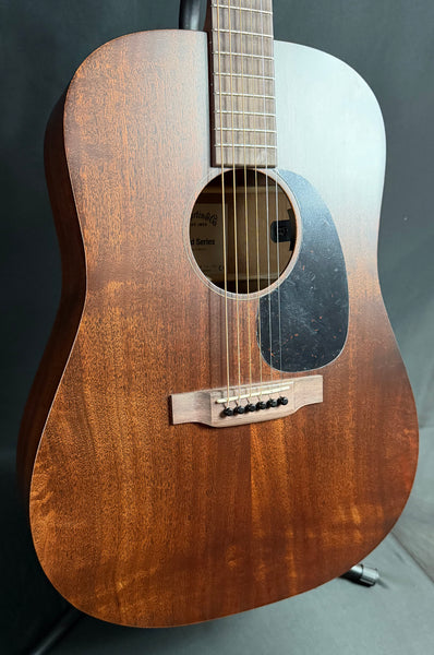 Martin D-10E Retro Sapele Dreadnought Acoustic-Electric Guitar Natural w/ Soft Case