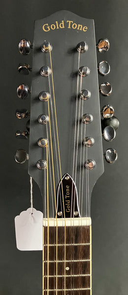 Gold Tone F-12 12-String F-Style Mandolin-Guitar Tobacco Sunburst w/ Pickup + Case