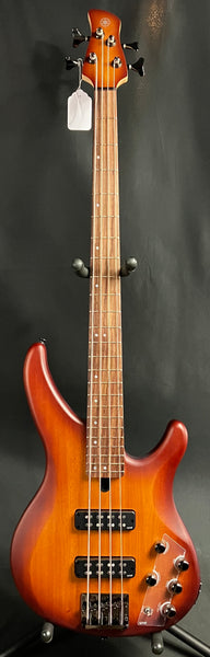 Yamaha TRBX504BRB 4-String Electric Bass Guitar Brick Burst