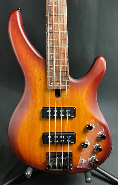 Yamaha TRBX504BRB 4-String Electric Bass Guitar Brick Burst