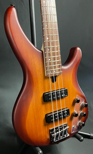 Yamaha TRBX504BRB 4-String Electric Bass Guitar Brick Burst