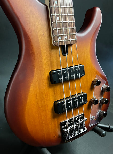 Yamaha TRBX504BRB 4-String Electric Bass Guitar Brick Burst