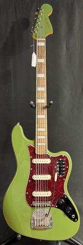 Squier FSR Classic Vibe Bass VI Electric Guitar Olive Finish w/ Matching Headstock