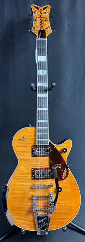 Gretsch G6134TFM-NH Nigel Hendroff Penguin Electric Guitar Amber Flame Finish w/ OHSC