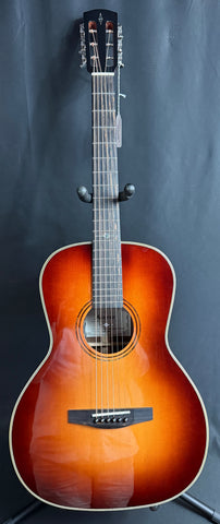 Alvarez LT70e Herringbone 12-Fret Auditorium Acoustic-Electric Guitar Sunset Finish w/ Soft Case