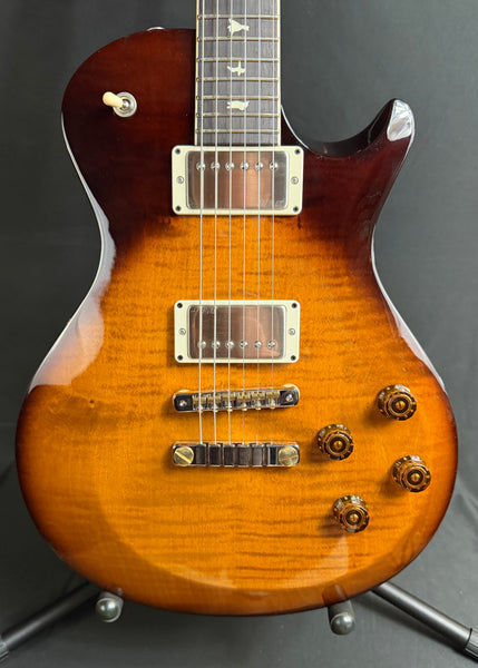 PRS S2 McCarty 594 Singlecut Electric Guitar Black Amber Burst w/ Gig Bag