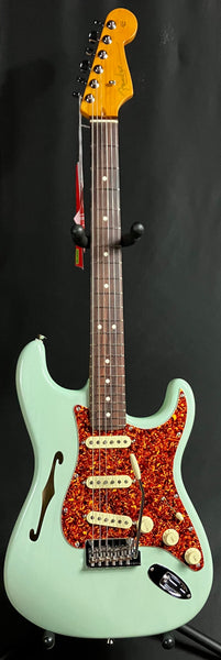 Fender American Professional II Thinline Stratocaster Electric Guitar Surf Green w/ OHSC